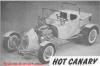 Lindberg 1/8 Scale Hot Canary Model T Hot Rod