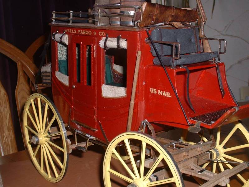 my second wooden /metal stagecoach